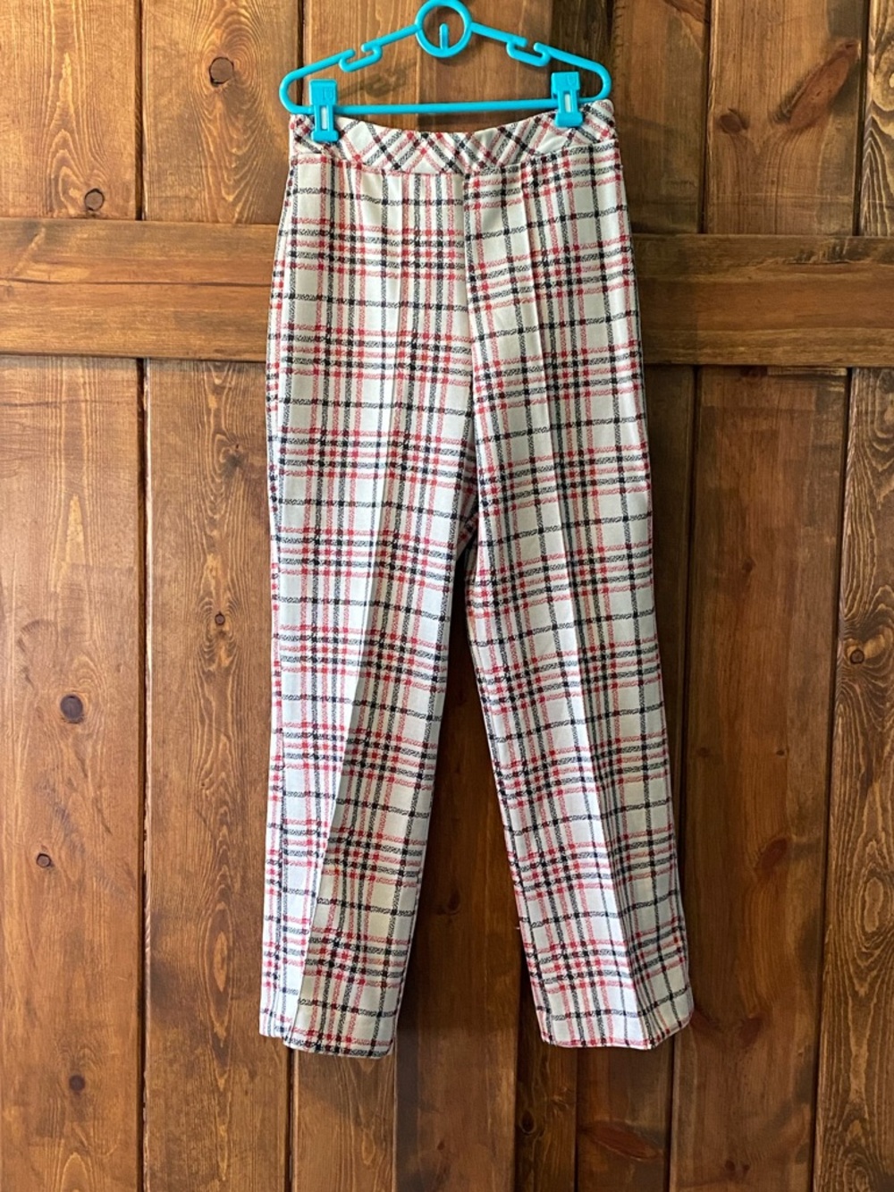 Vintage Union Made Plaid Stretch Pants
